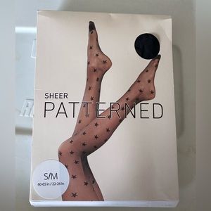 Star pattern tights